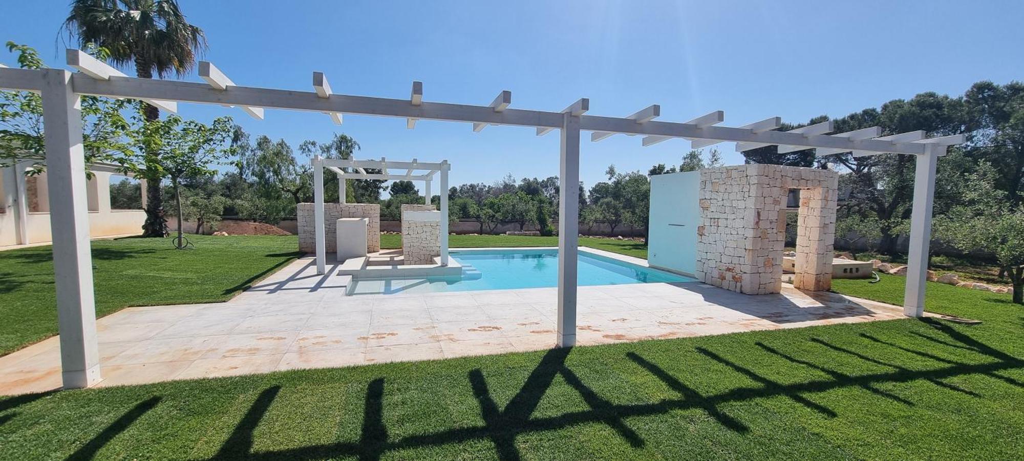 Villa Serena Piscina Tra Ulivi,6 Km Dalla Spiaggia Serranova Extérieur photo