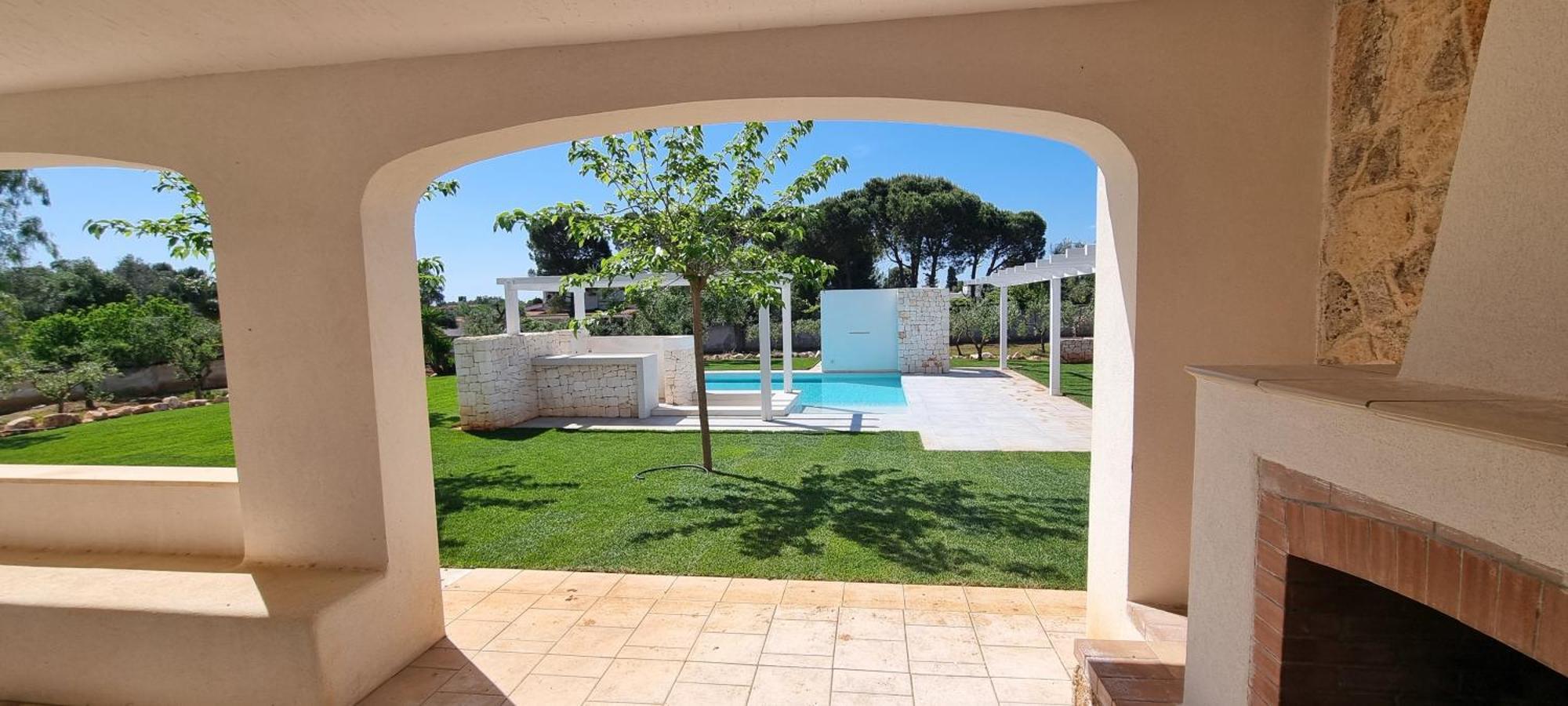 Villa Serena Piscina Tra Ulivi,6 Km Dalla Spiaggia Serranova Extérieur photo