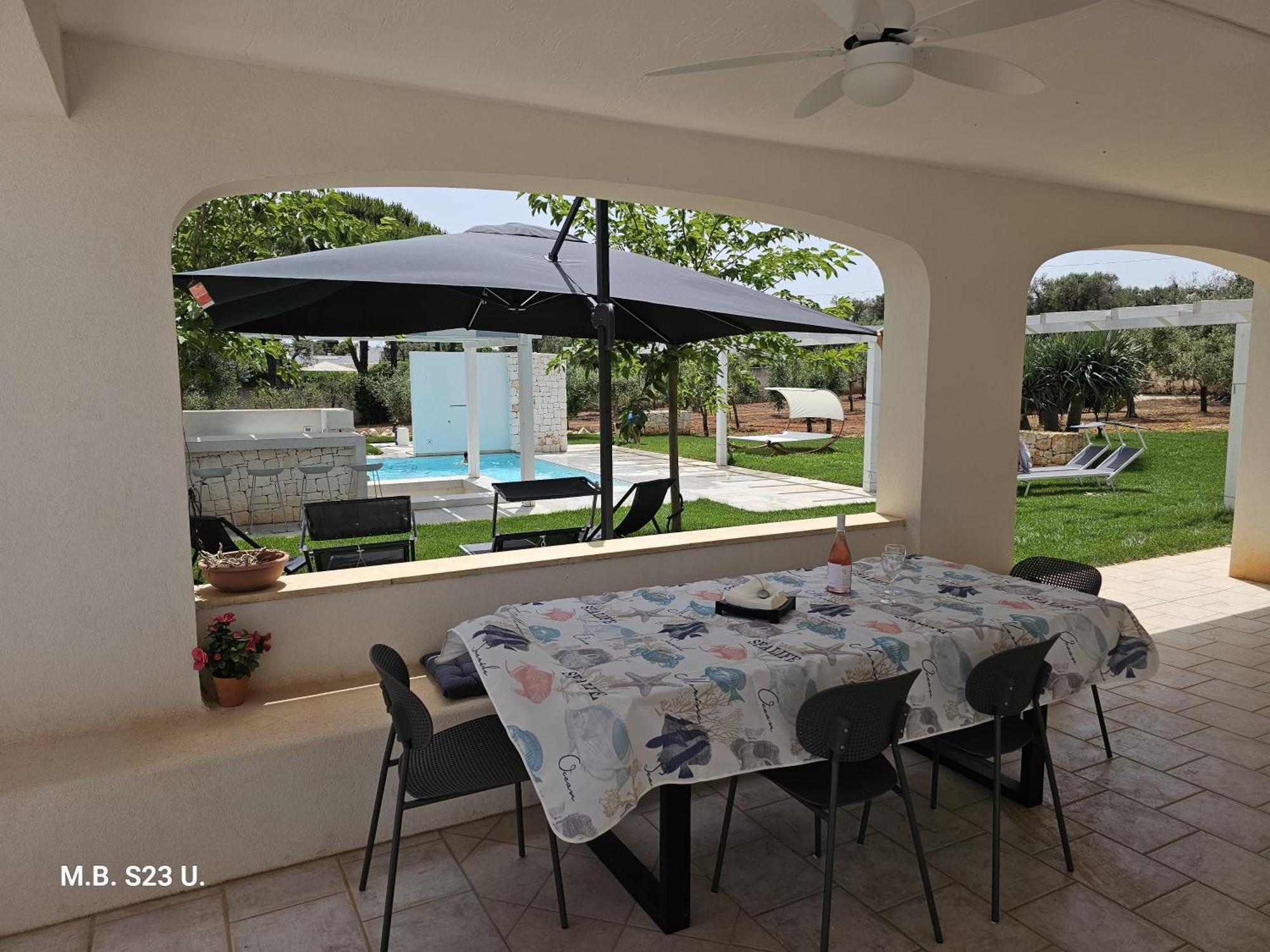 Villa Serena Piscina Tra Ulivi,6 Km Dalla Spiaggia Serranova Extérieur photo
